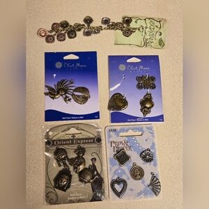 Mixed Metal Charms Bundle For Crafts And Jewelry